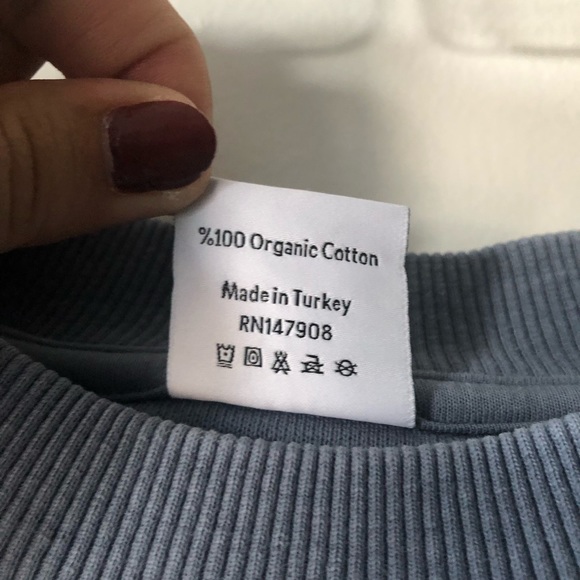 Outdoor Voices Nimbus Organic Cotton Sweatshirt sz. XS - Picture 6 of 8